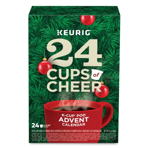 Keurig Advent Calendar Variety Pack, Single Serve K-Cup Pods, 24 Count