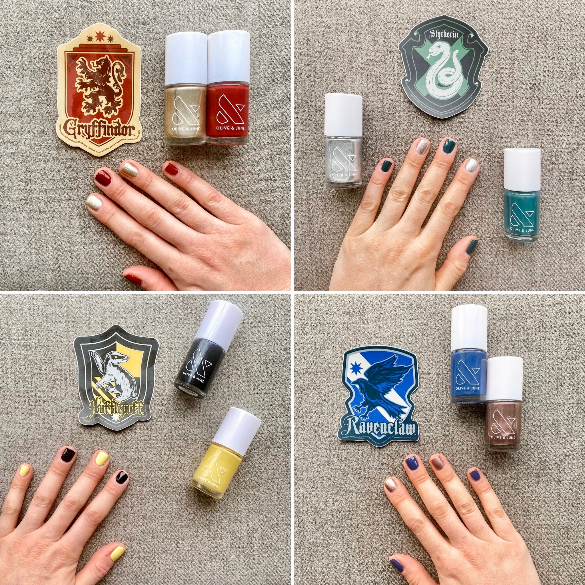 Harry Potter manicures.