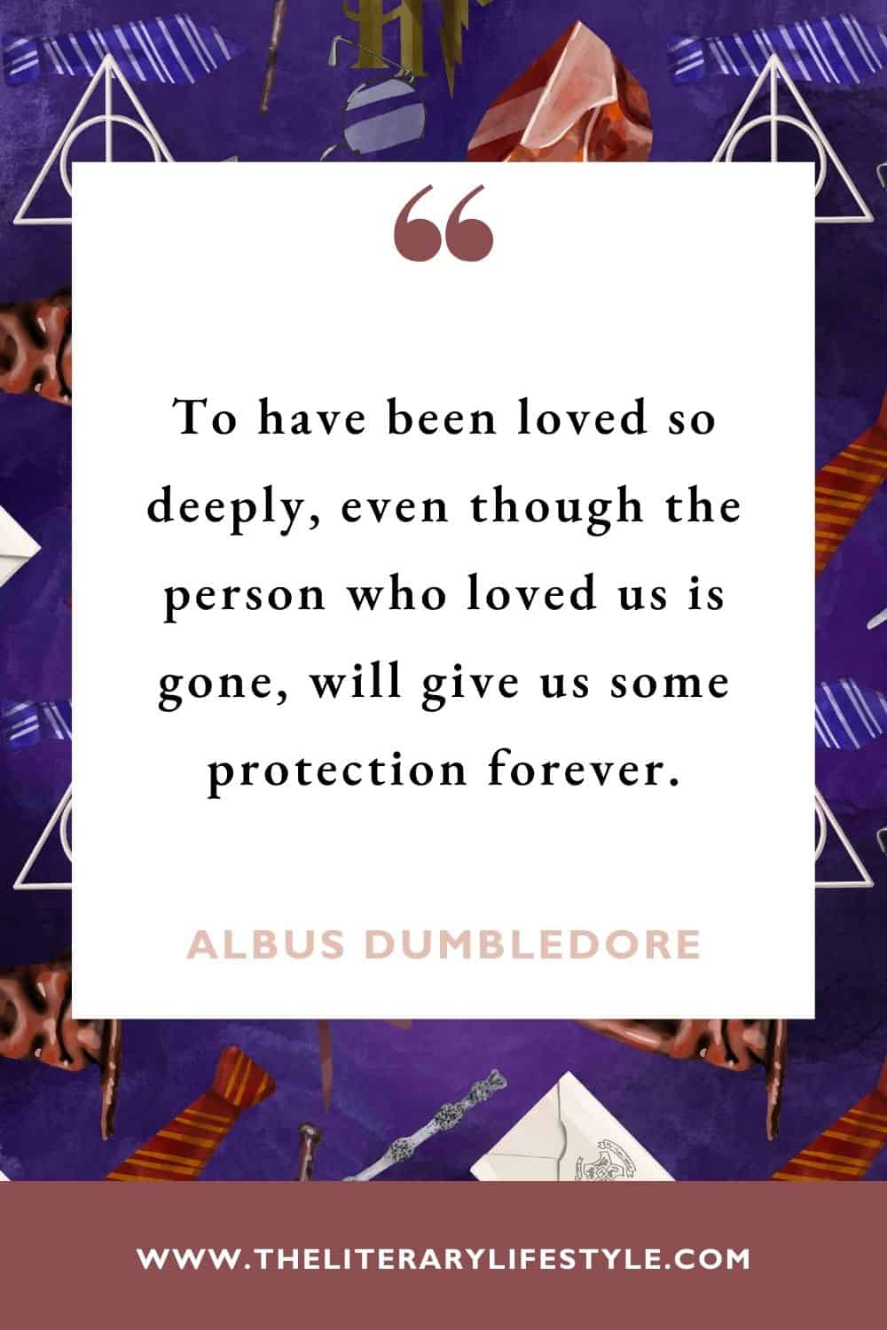 albus dumbledore famous quote about love