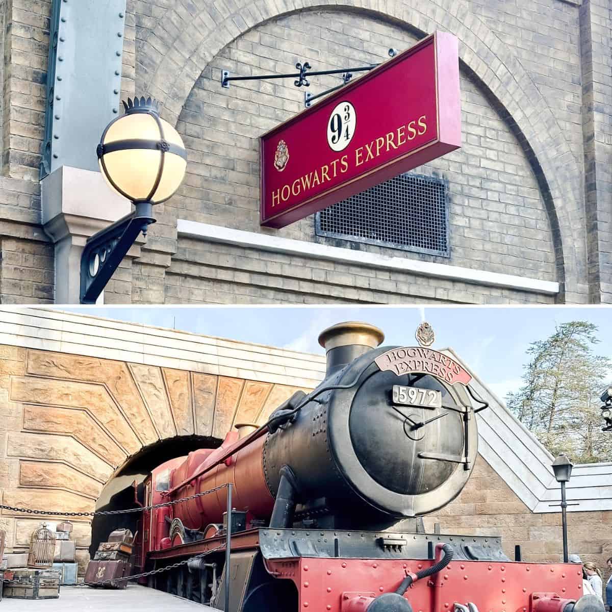 hogwarts express at the wizarding world of harry potter