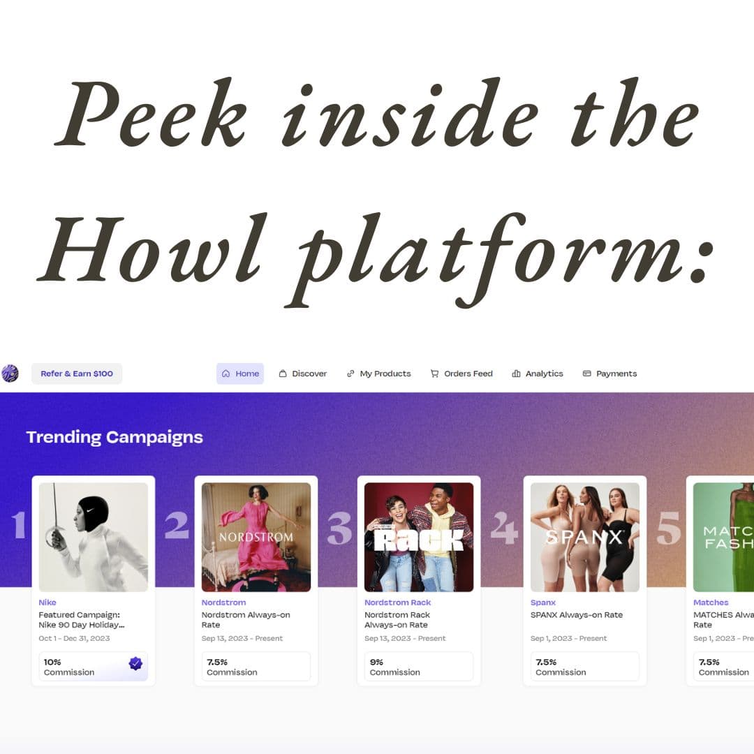 peek inside the howl platform