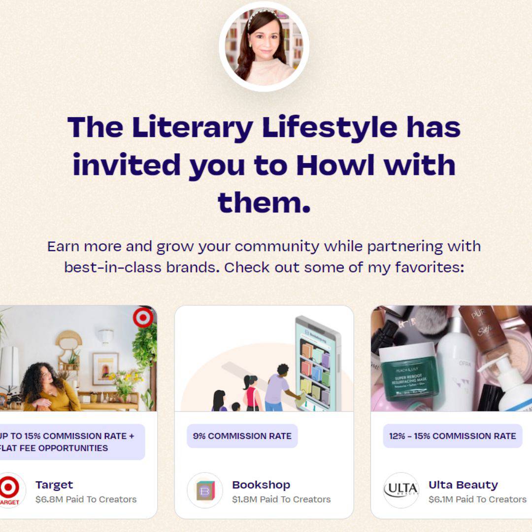 The Literary Lifestyle has invited you to Howl with them.