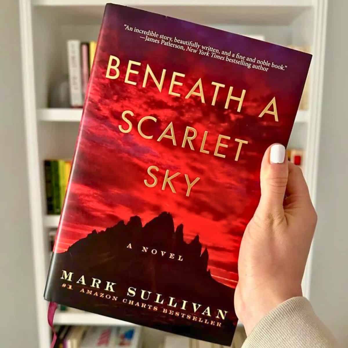 beneath a scarlet sky by mark sullivan.