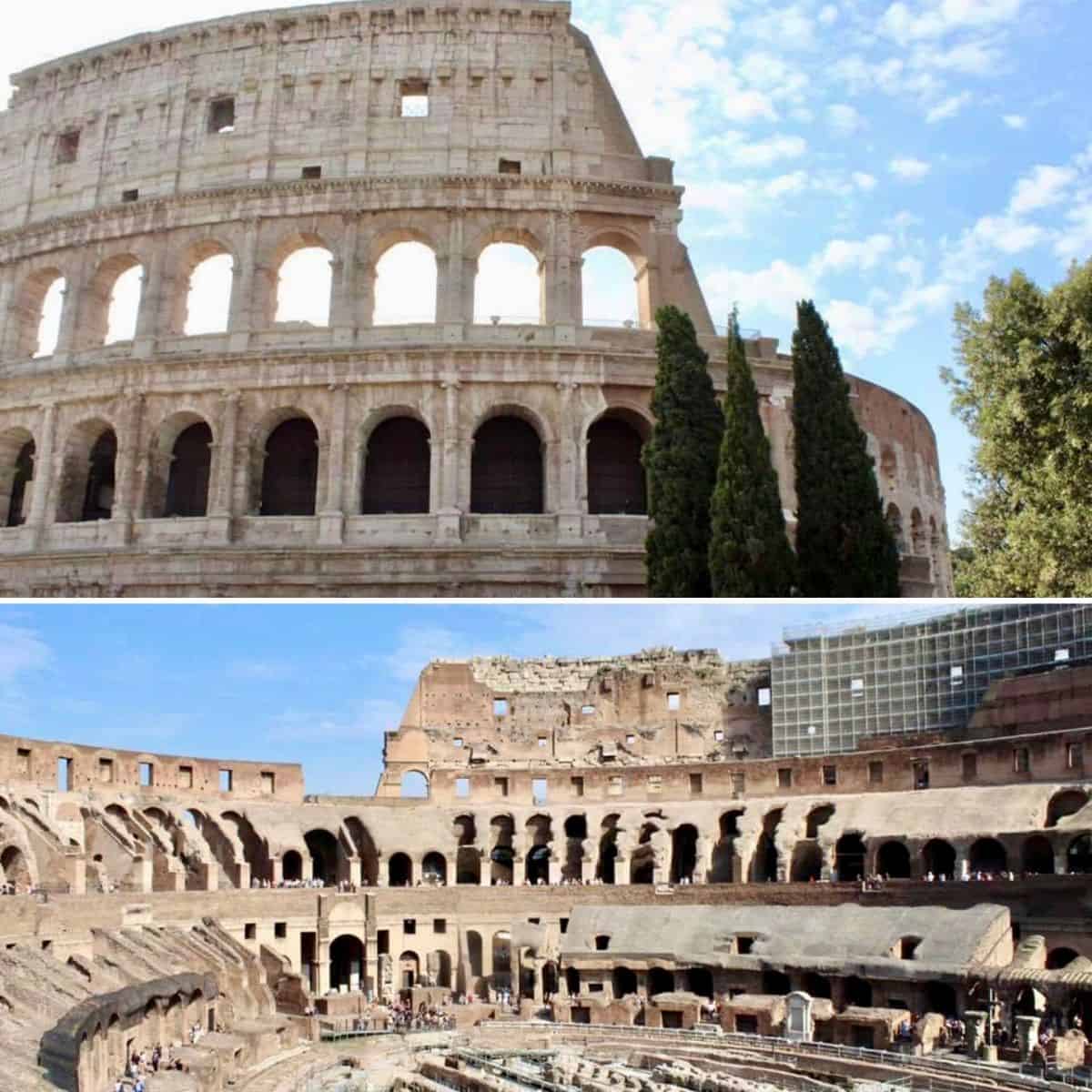 colosseum in rome, italy.