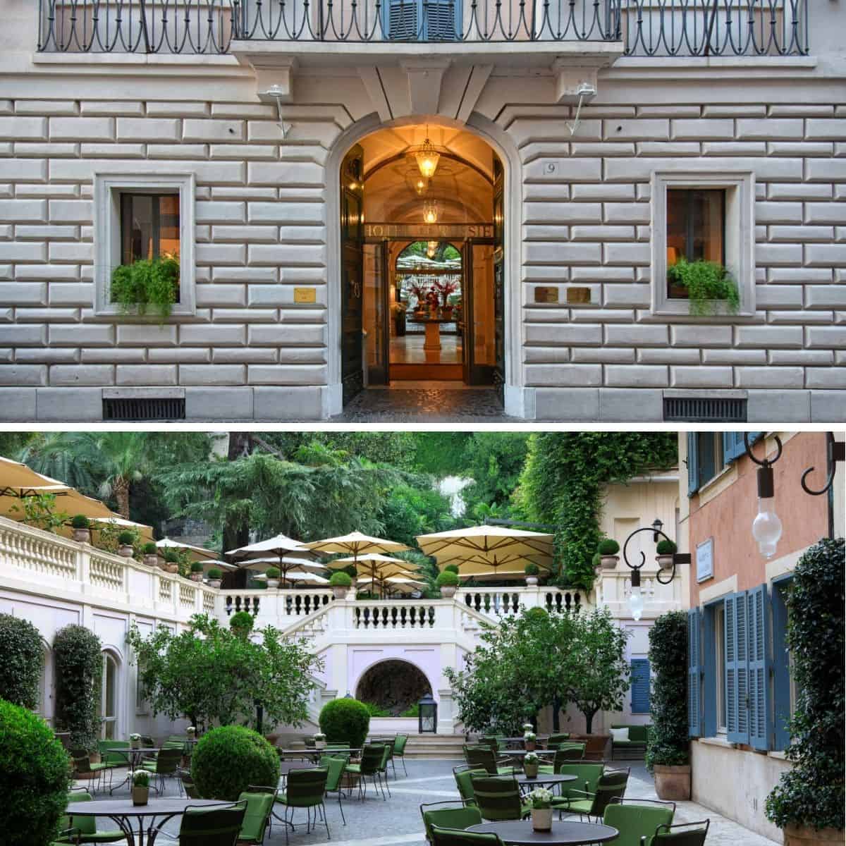 hotel de russie in rome italy.