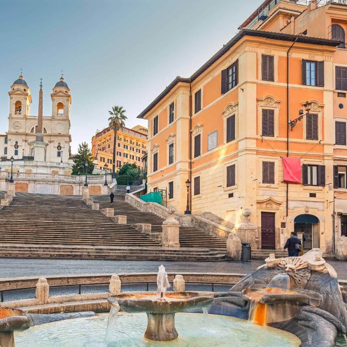 keats shelley house in rome, italy.