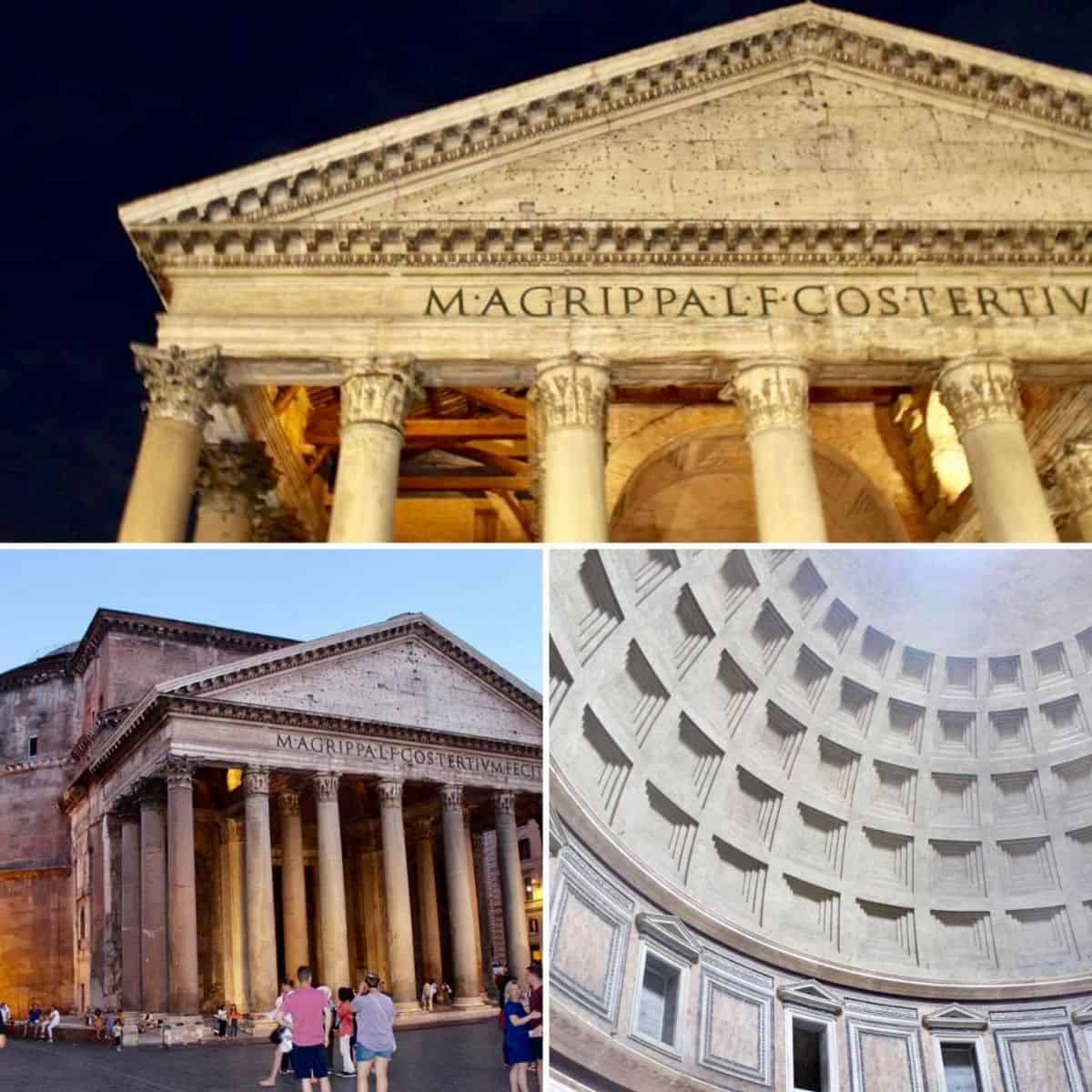 pantheon in rome, italy.