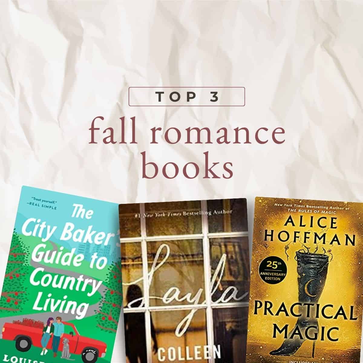 top 3 fall romance books.