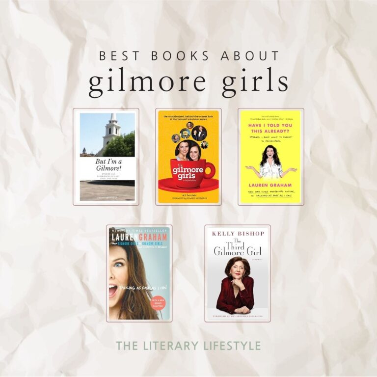 infographic of the best books about gilmore girls.