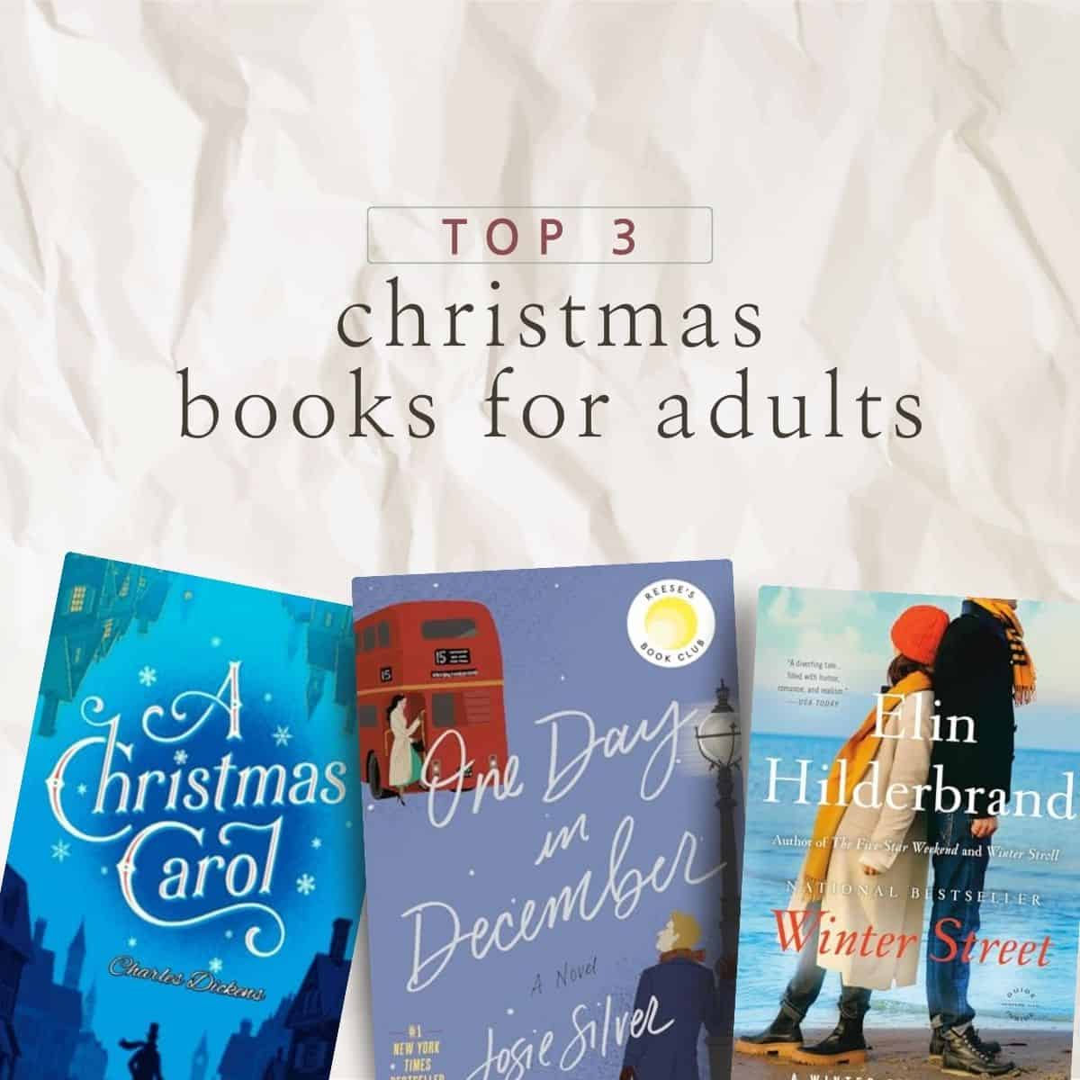 top 3 christmas books for adults.